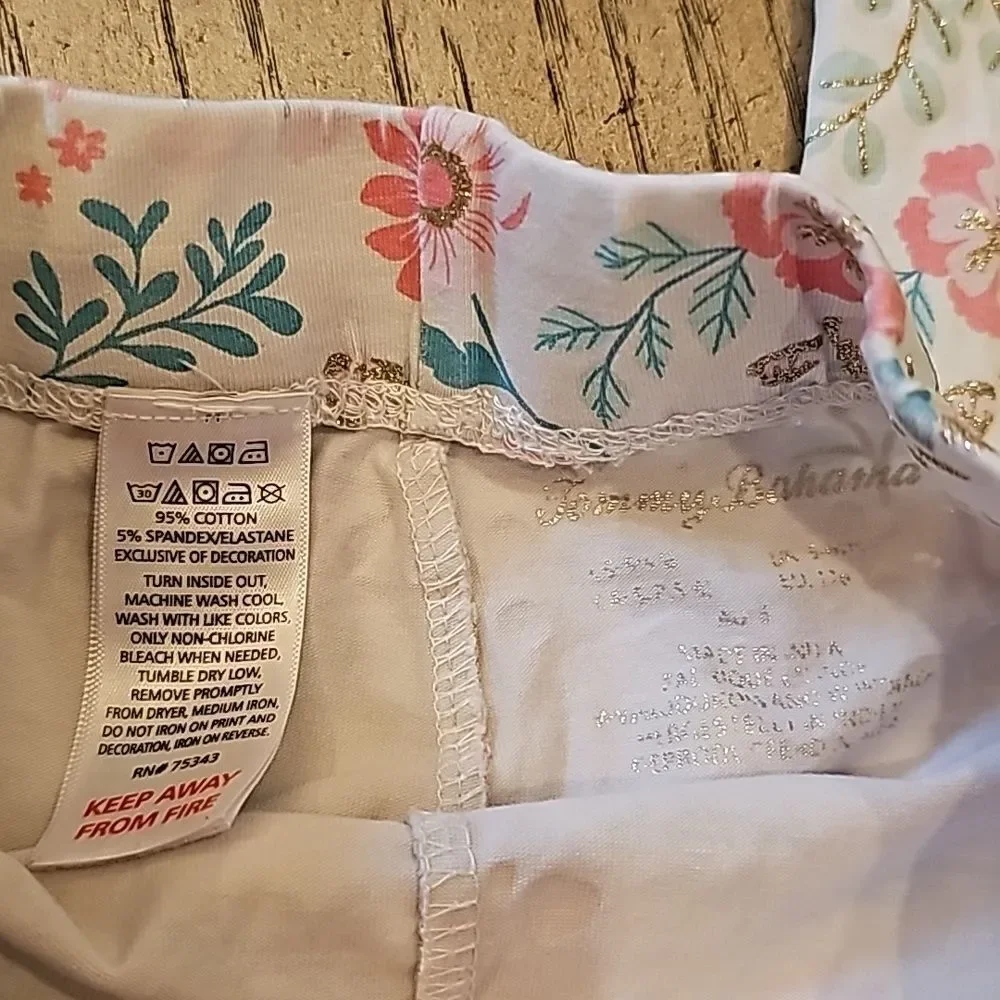 Floral leggings size 3-4T Tommy Bahama